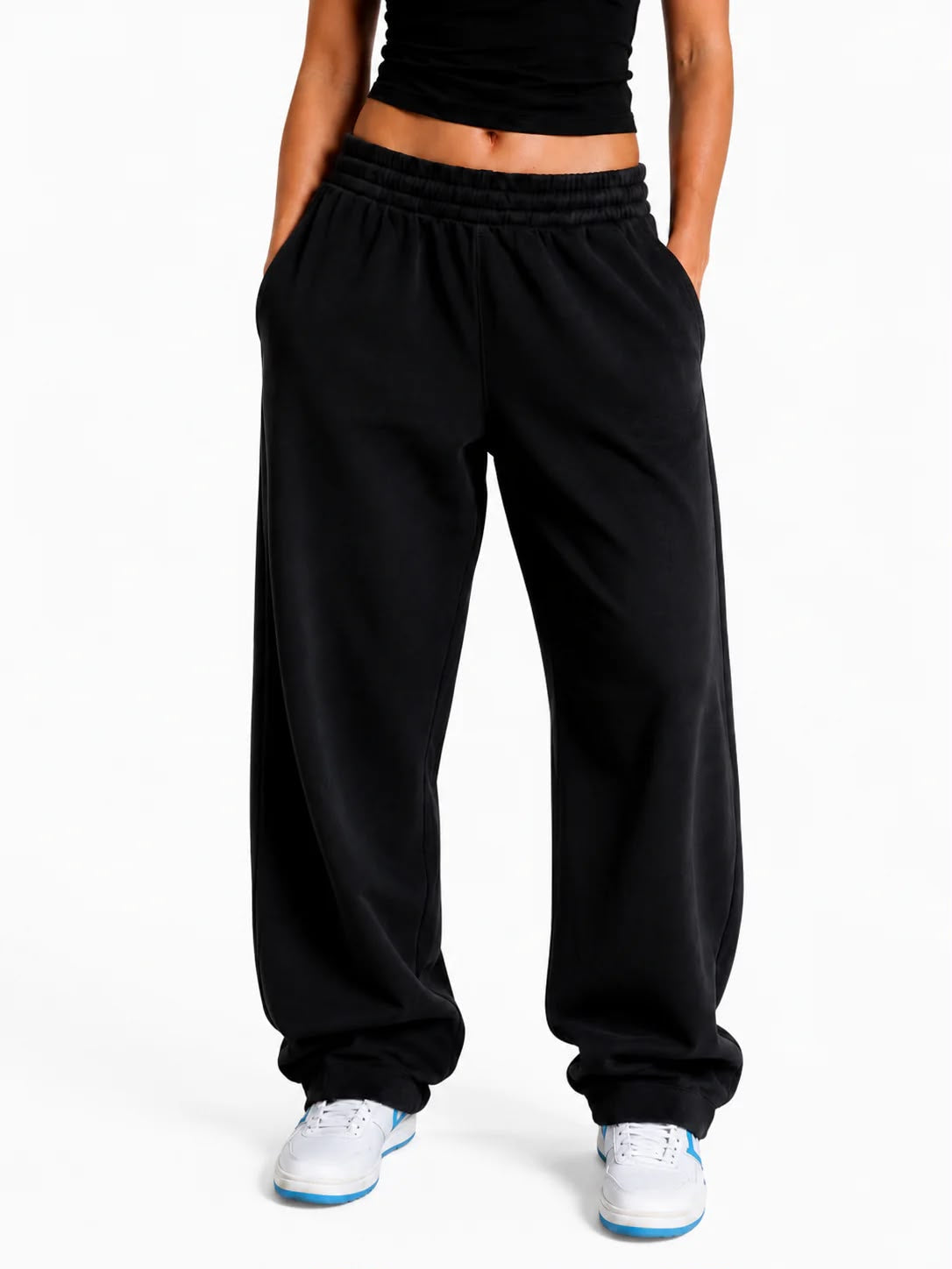 Sweatpants Wide leg Cotton