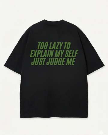 Lazy T-shirt oversize Cotton