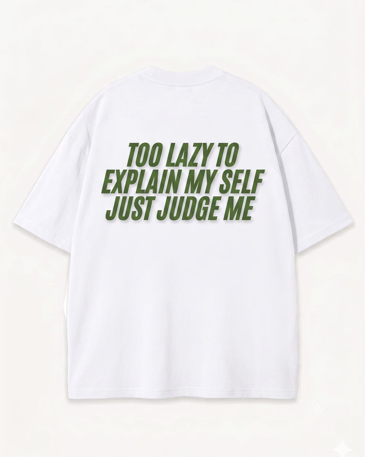 Lazy T-shirt oversize Cotton