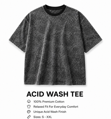 WASHED TSHIRT OVERSIZE